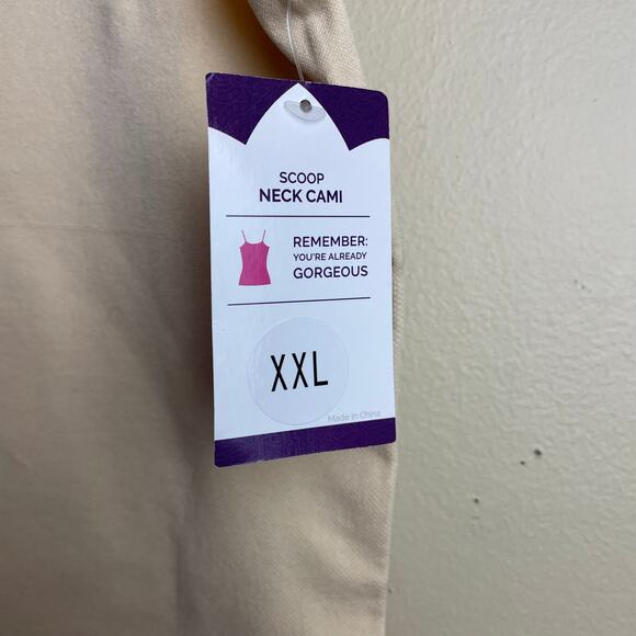 Empetua Shapewear Scoopneck Camisole Layering Tank Compression Nude XXL - Picture 7 of 10